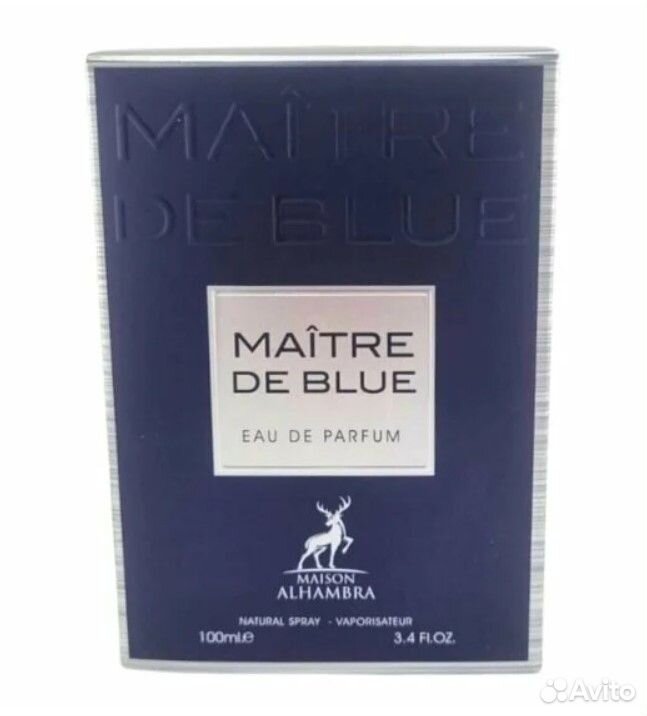Парфюмерная вода Alhambra Maitre De Blue 100 мл му