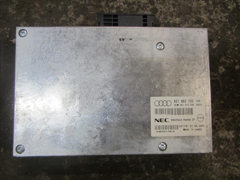 Блок управления телефоном MMI NEC, С автомобиля Audi A6 C6 4F AUK 3.2 бензин AT quattro седан 2004-2011г седан. Дорестайлинг. Контрактная запчасть, авто без пробега по РФ., отличное