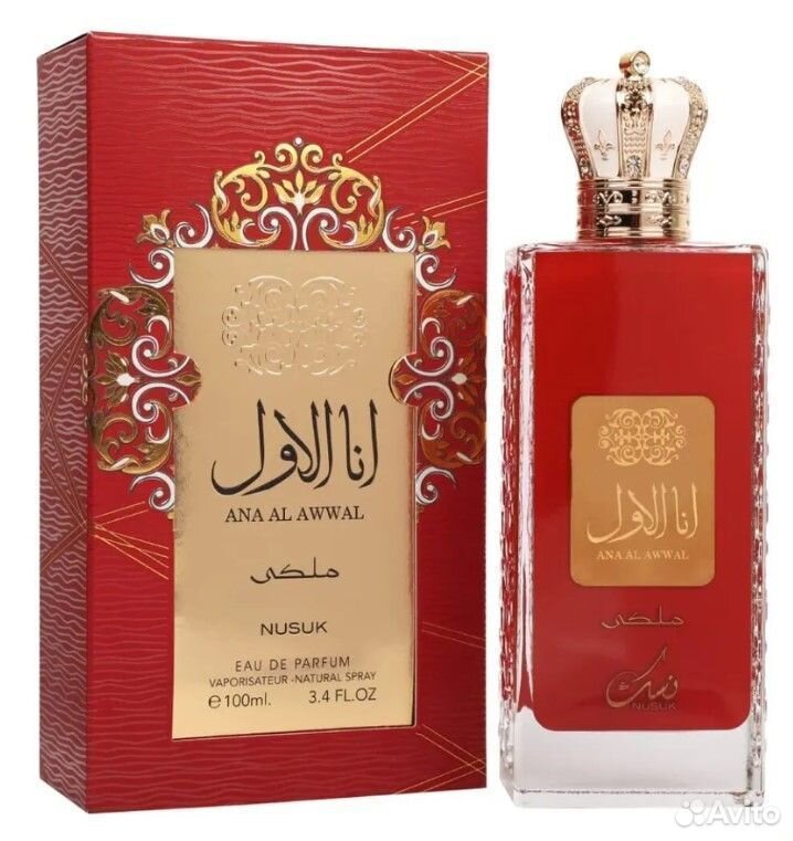 Парфюмерная вода Nusuk Ana Al Awwal RED 100 мл жен