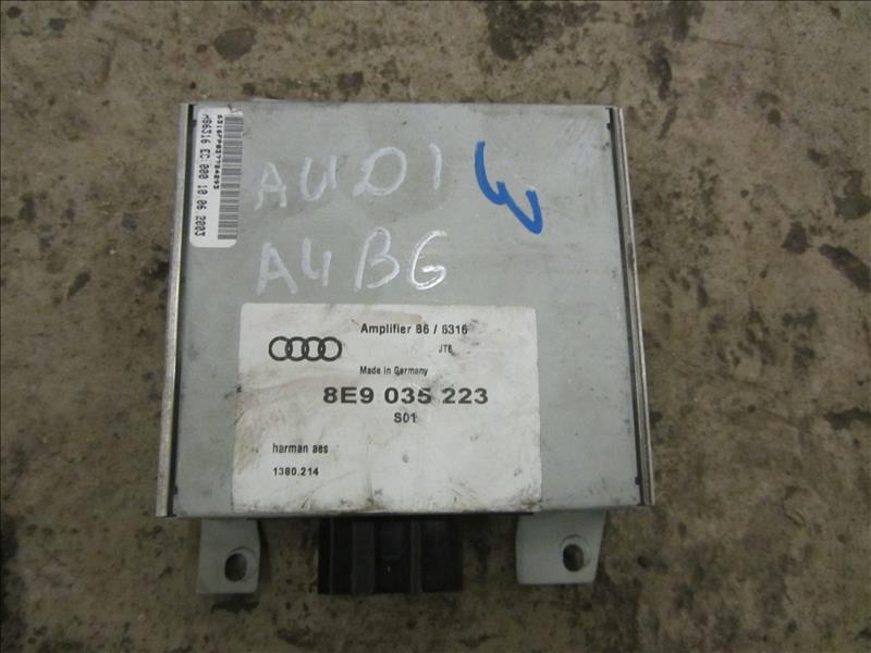 Усилитель стереосистемы , блок электронный 8E9035223, С автомобиля Audi A4 B6 1.8 Turbo 4WD. Контрактная запчасть, авто без пробега по РФ., отличное, оригинал