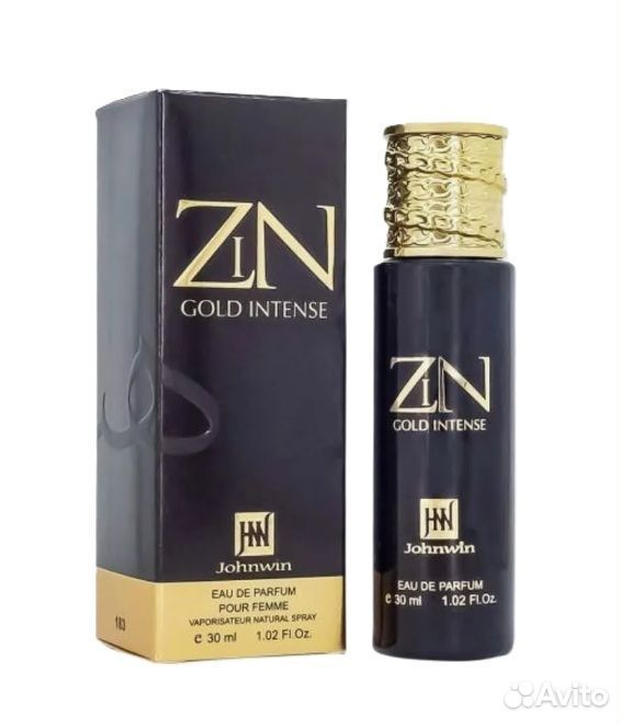 Арабские духи ОАЭ Johnwin Zin Gold Intense мужской