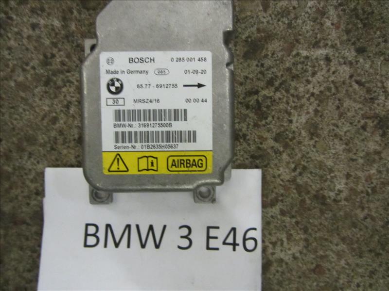 Блок управления AIR BAG BOSCH BMW E46 , X5, BMW 3 E46 двс M54 2,5л 1998-2001г дорестайлинг двс № 256S5 32562567 задний привод. Контрактная запчасть. Из Японии. Авто без пробега по РФ., отличное, оригинал
