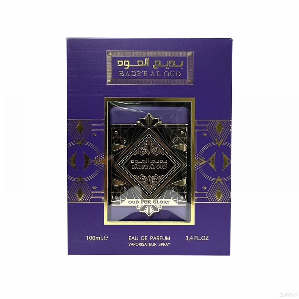 Арабские духи ОАЭ Bade'e Al Oud for glory мужские