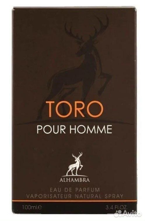 Парфюмерная вода Alhambra Toro Pour Homme 100 мл м
