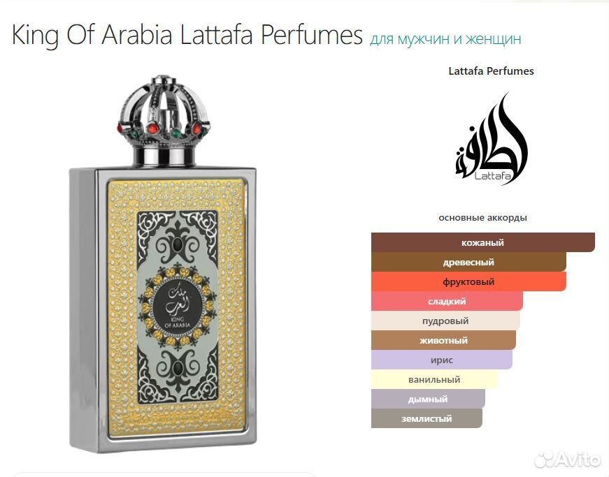 Парфюмерная вода Lattafa Perfumes King of Arabia
