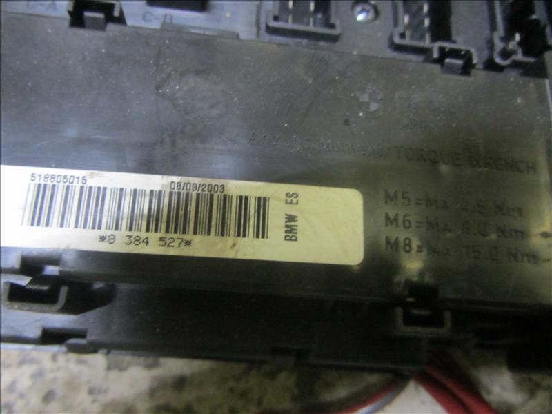 Блок предохранителей SAM 8380407, С автомобиля BMW X5 E53 рестайлинг 2004г N62 4.4 AT бензин двс N62B44A 2000-2007г. Контрактная запчасть, авто без пробега по РФ., отличное