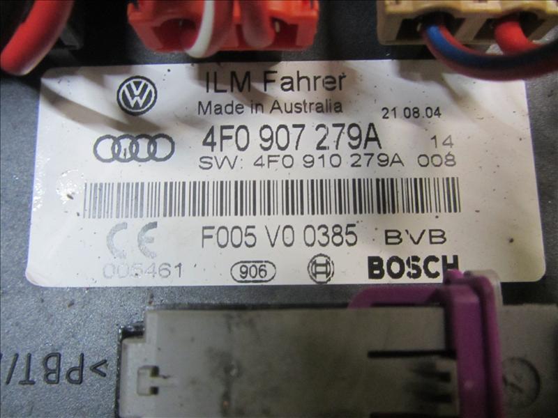 Блок управления бортовой сети на Audi A6 C6 / ауди А6 С6 2004-2011г.\nVAG 4F0907279A\nОригинал.\nВ отличном состоянии. Рабочий.\nКонтрактная запчасть. С аукциона Японии. Без пробега по РФ. Отправим в регионы ТК.\nПрименение:\nAudi A6 [C6,4F] 2004-2011, Au