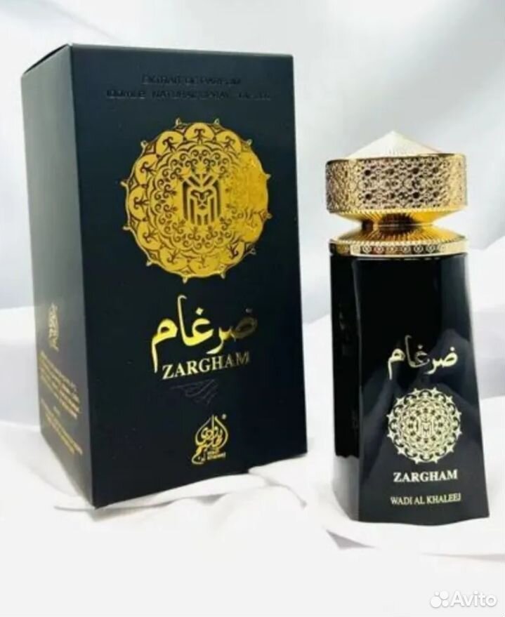 Арабские духи extrait DE parfum zargham 100мл