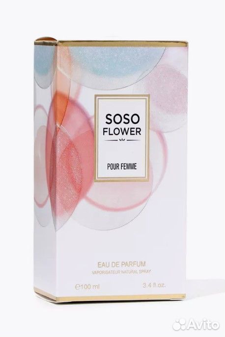 Туалетная вода женская Soso Flower, 100 мл