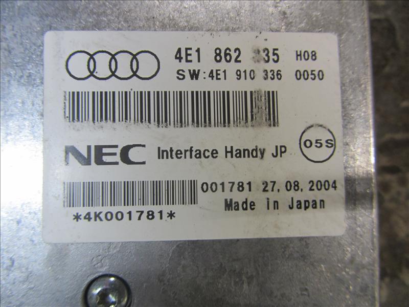 Блок управления телефоном MMI NEC, С автомобиля Audi A6 C6 4F AUK 3.2 бензин AT quattro седан 2004-2011г седан. Дорестайлинг. Контрактная запчасть, авто без пробега по РФ., отличное