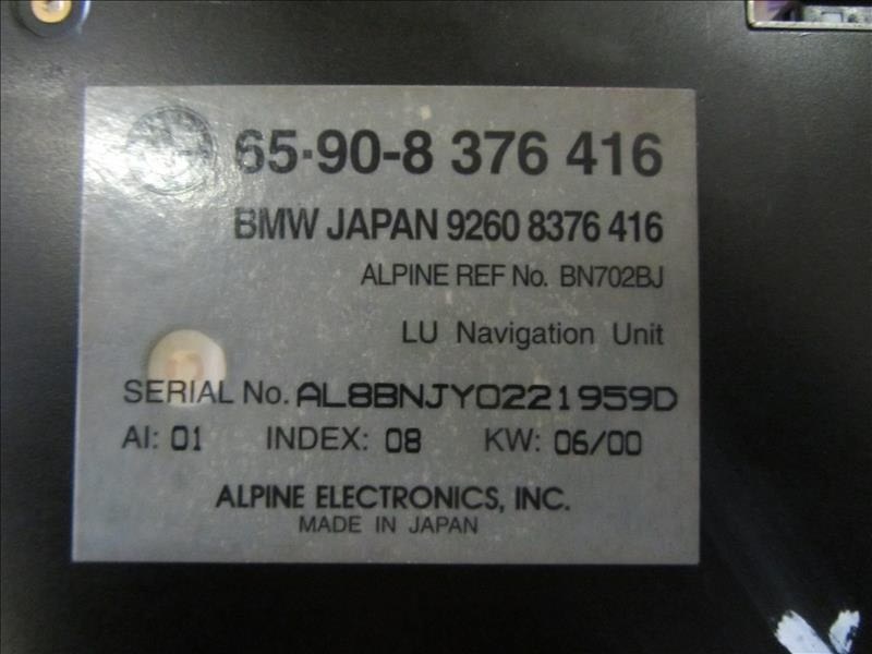 DVD Navigation system , навигационная система, BMW 7 E38 двс M62 358S2 51252182 3,5 бензин 1994-2001г. Пробег 75 000 км. Контрактная запчасть, авто без пробега по РФ., отличное