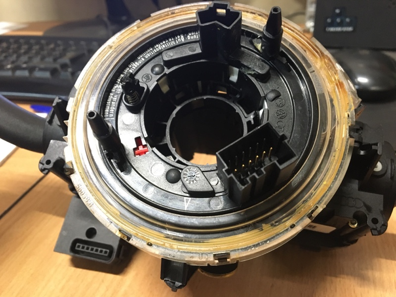 Переключатель подрулевой в сборе, С автомобиля Audi A4 B6 AMB 1.8 Turbo AT Quattro S-Line универсал. Контрактная запчасть, авто без пробега по РФ., отличное