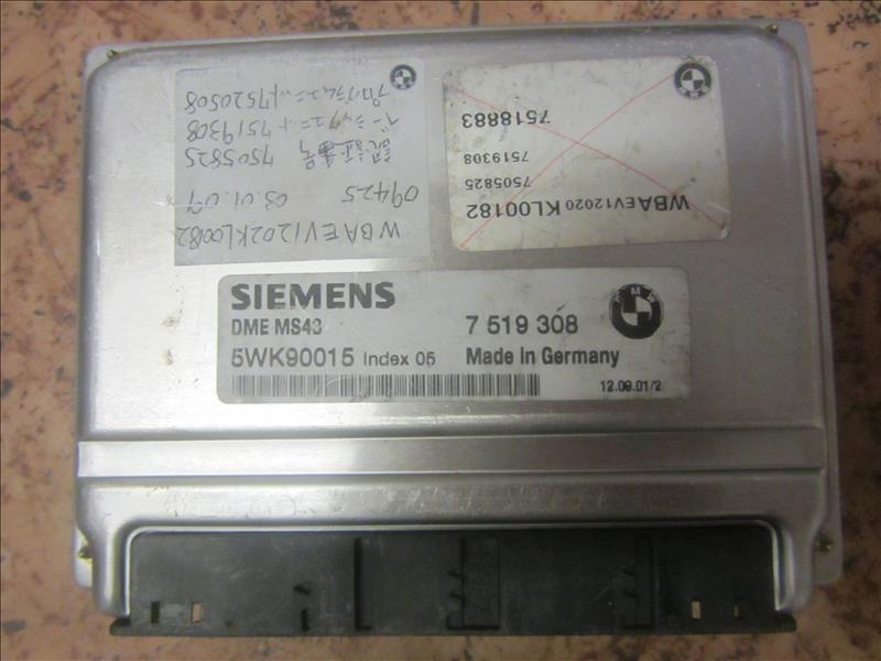 Блок управления двигателем M54 5WK90015 index 05, BMW 3 E46 двс M54 2,2л 2001-2005г рестайлинг двс № 226S1 31252626 бензин. Контрактная запчасть. Из Японии. Авто без пробега по РФ., отличное, оригинал