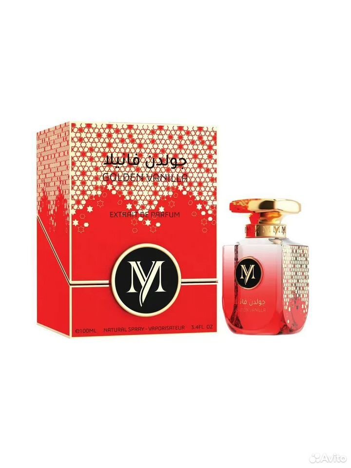 Парфюмерная вода сладкая Golden Vanilla с ванилью