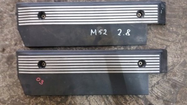 Накладка крышка двигателя M54, BMW 5 E39 двс M54 3.0л 2001г двс № 256S3 306S3 бензин. Контрактная запчасть, авто без пробега по РФ.