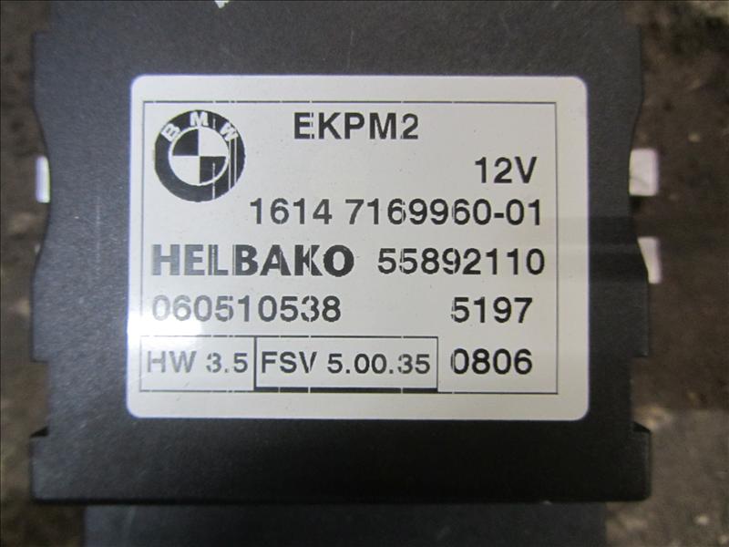 Реле топливного насоса 16147169960, С аукциона Японии. BMW 3 E90 323i N52 2.5 л бензин АКПП 2WD 2006г. Контрактная запчасть, авто без пробега по РФ., отличное