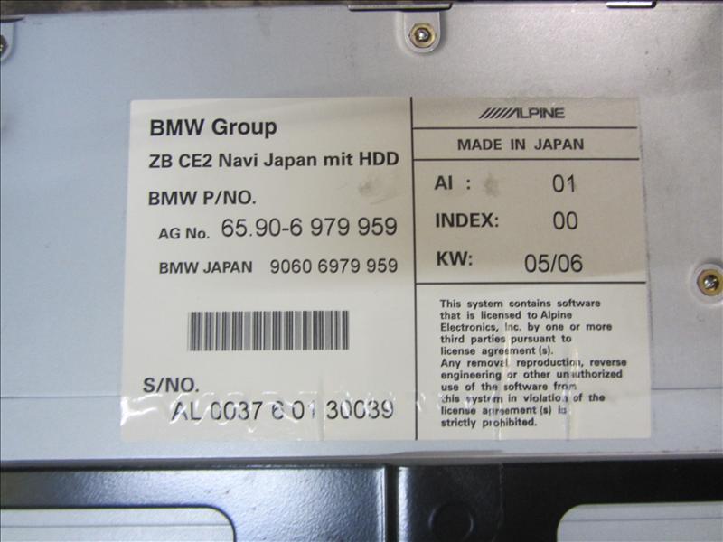 Компьютер системы навигации HDD PC CARD, С аукциона Японии. BMW 3 E90 323i N52 2.5 л бензин АКПП 2WD 2006г. Контрактная запчасть, авто без пробега по РФ., отличное
