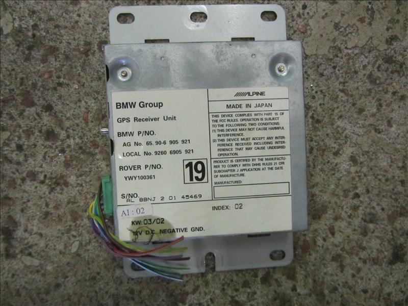 Блок принимающий модуль GPS OEM 01T15578Y01C, BMW 5 E39 двс M54 3.0л 2001г двс № 256S3 306S3 бензин. Контрактная запчасть, авто без пробега по РФ., отличное