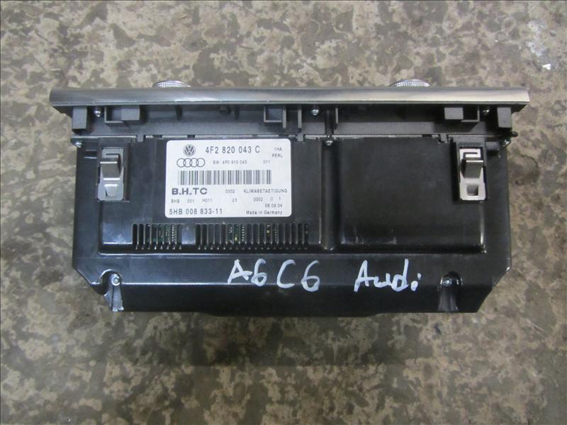 Блок управления климатической установкой климатом, С автомобиля Audi A6 C6 4F AUK 3.2 бензин AT quattro седан 2004-2011г седан. Дорестайлинг. Контрактная запчасть, авто без пробега по РФ., отличное