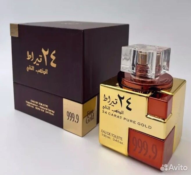 Арабские духи ОАЭ 24 Carat Pure Gold унисекс 100 м