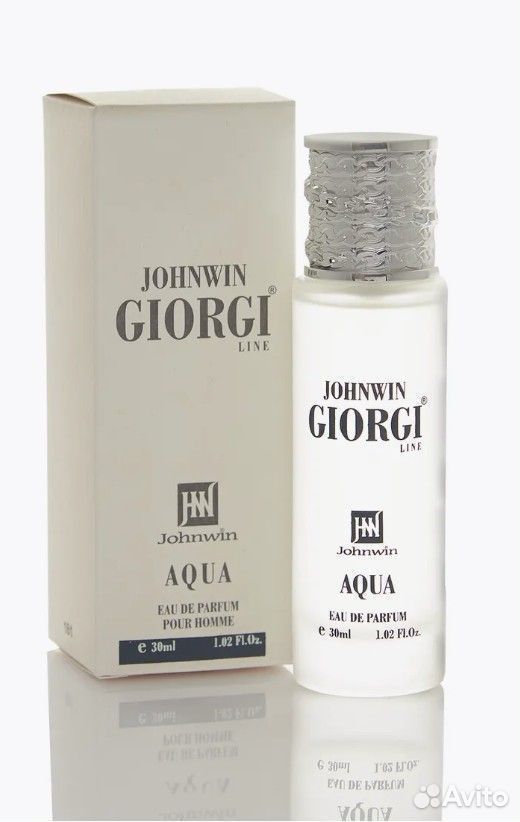Арабские духи ОАЭ Johnwin Giorgi Aqua мужские 30 м