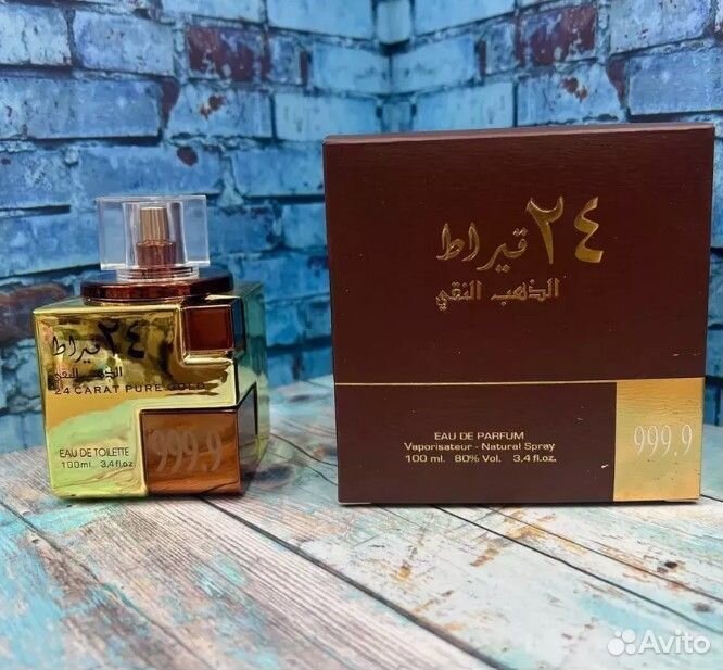 Арабские духи ОАЭ 24 Carat Pure Gold унисекс 100 м