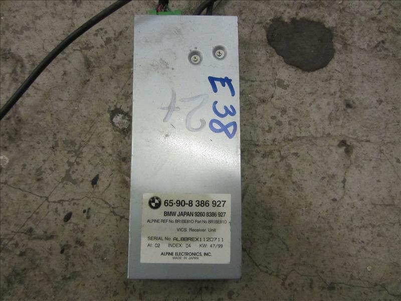 Приемник VICS Alpine, BMW 7 E38 двс M62 358S2 51252182 3,5 бензин 1994-2001г. Пробег 75 000 км. Контрактная запчасть, авто без пробега по РФ., отличное
