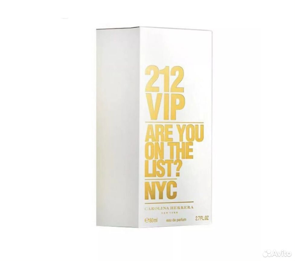 Духи Carolina Herrera 212 VIP 80 мл