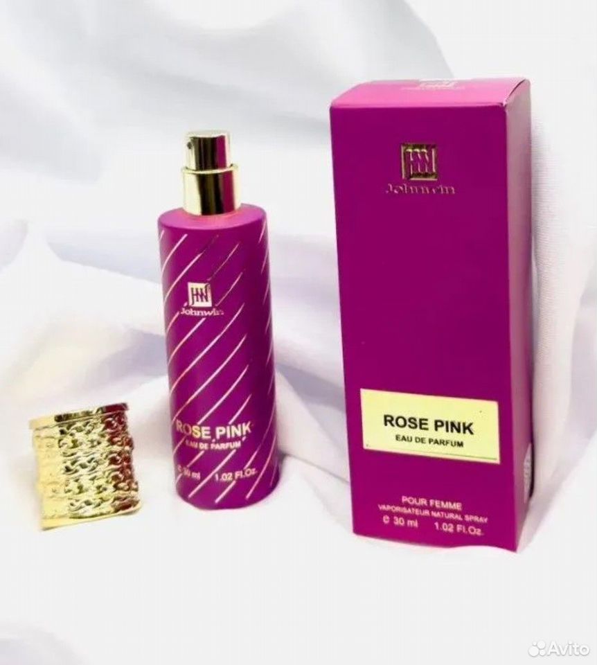 Вода парфюмерная Johnwin Rose Pink женская 30 мл