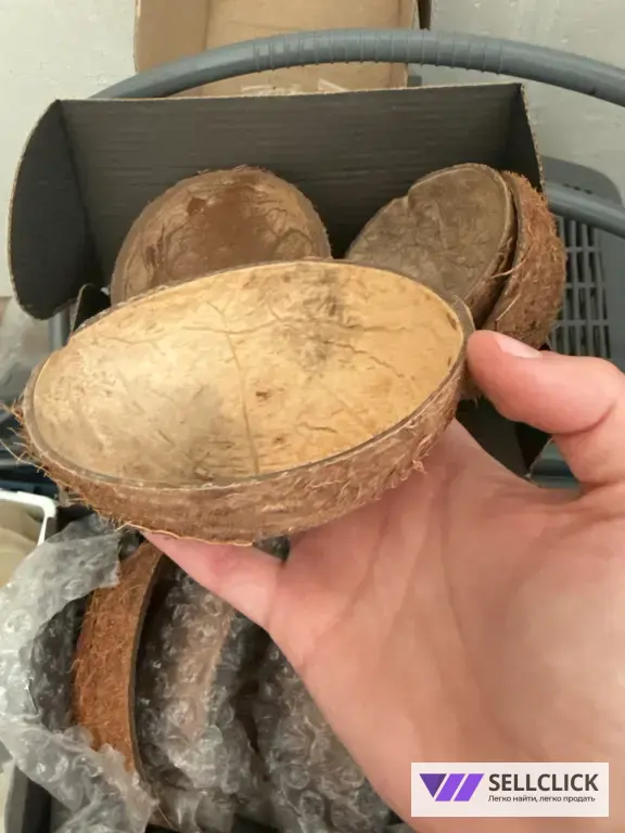 Кокосовая скорлупа для свечей