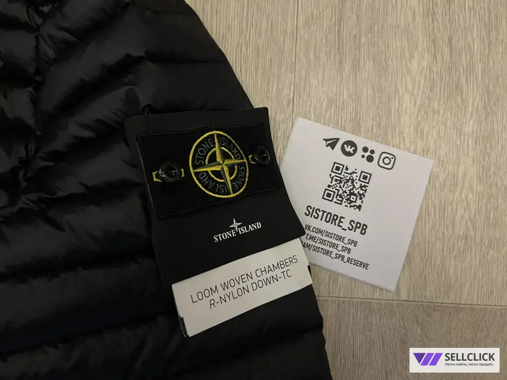 Осенний легкий Пуховик Stone Island Loom Woven L Оригинал