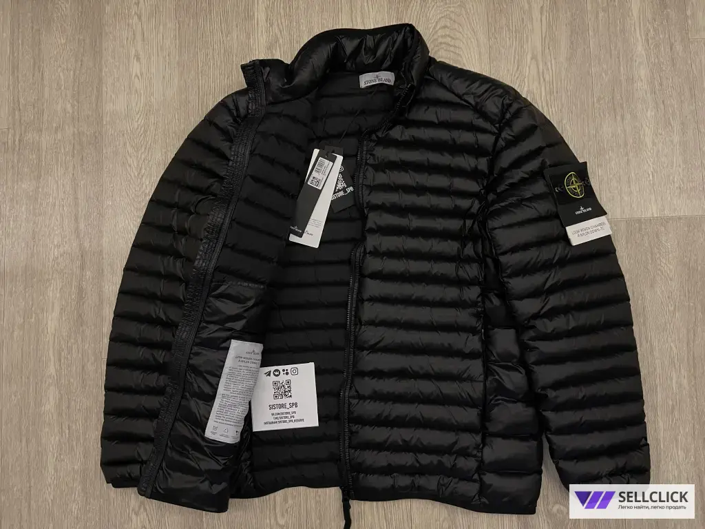 Осенний легкий Пуховик Stone Island Loom Woven L Оригинал