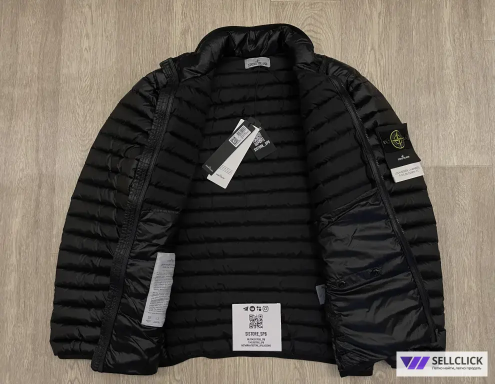 Осенний легкий Пуховик Stone Island Loom Woven L Оригинал