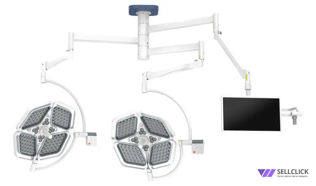 Светильник медицинский хирургический потолочный CADUCEUS CL3-L4/L4