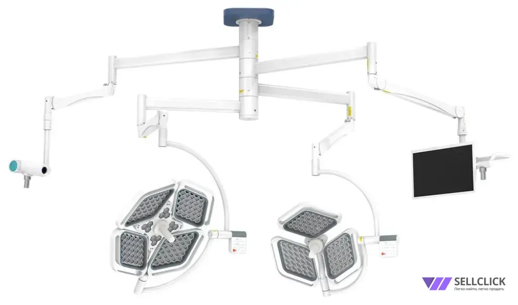 Светильник медицинский хирургический потолочный CADUCEUS CL4-L3/L4