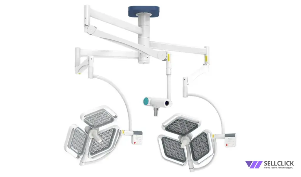 Светильник медицинский хирургический потолочный CADUCEUS CL3-L3/L3-CAM