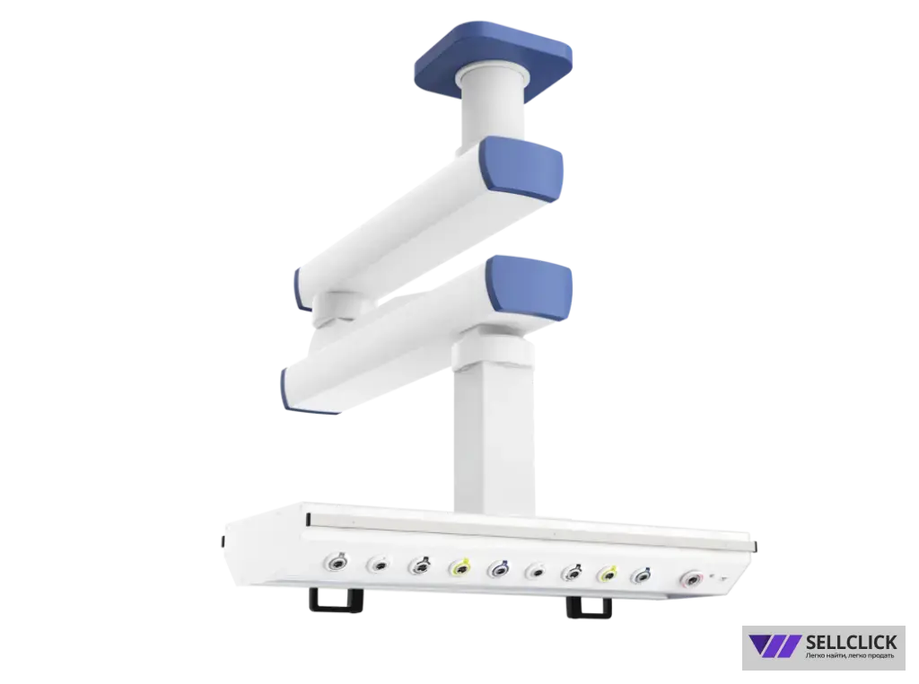 Потолочная двухплечевая медицинская консоль CADUCEUS C2E-A