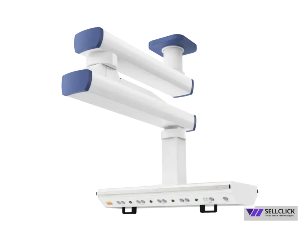 Потолочная двухплечевая медицинская консоль CADUCEUS C2E-A