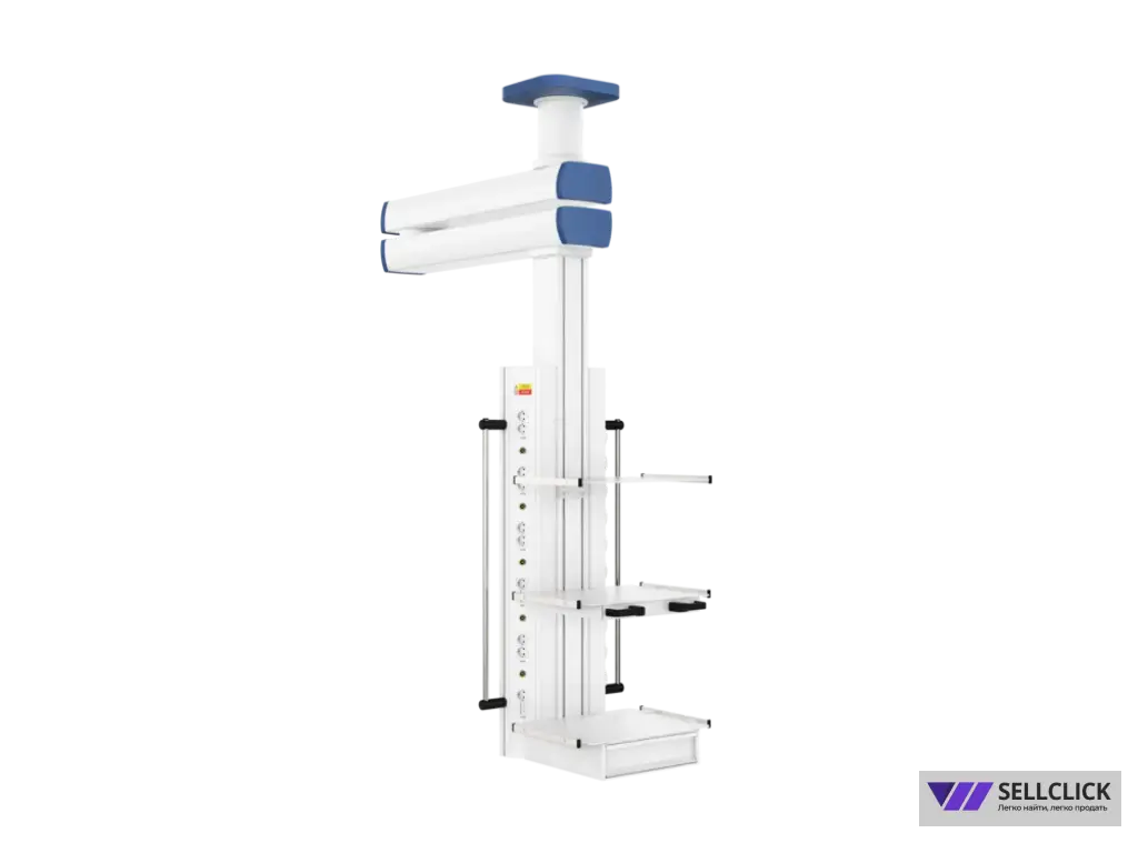 Потолочная двухплечевая медицинская консоль CADUCEUS C2-V