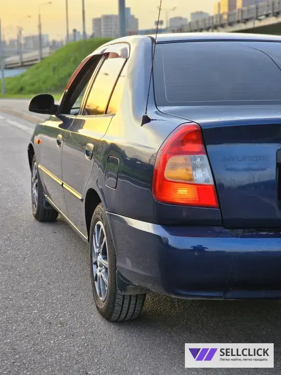Hyundai Accent 1.5 Автомат, 2007, 184285 км