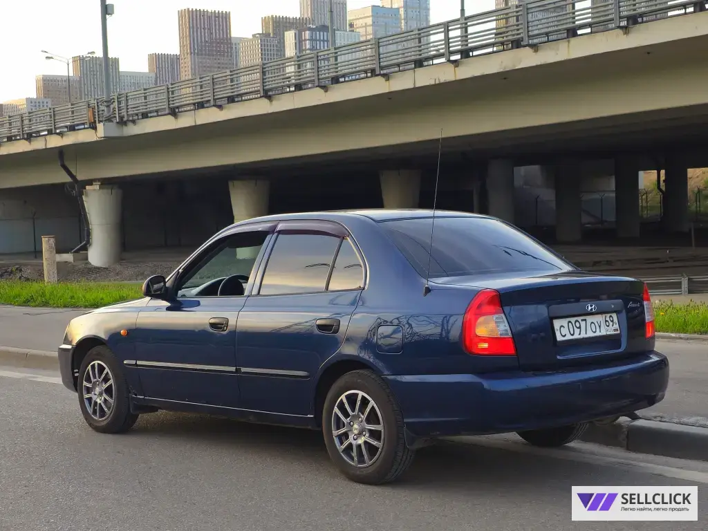 Hyundai Accent 1.5 Автомат, 2007, 184285 км