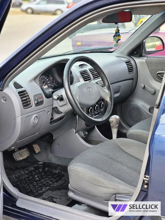 Hyundai Accent 1.5 Автомат, 2007, 184285 км