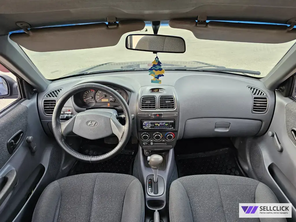 Hyundai Accent 1.5 Автомат, 2007, 184285 км