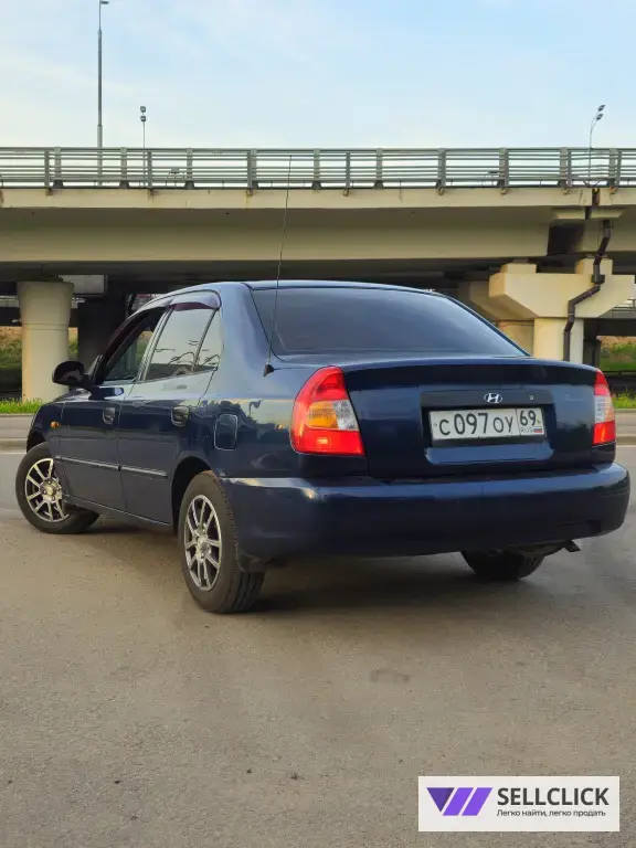 Hyundai Accent 1.5 Автомат, 2007, 184285 км