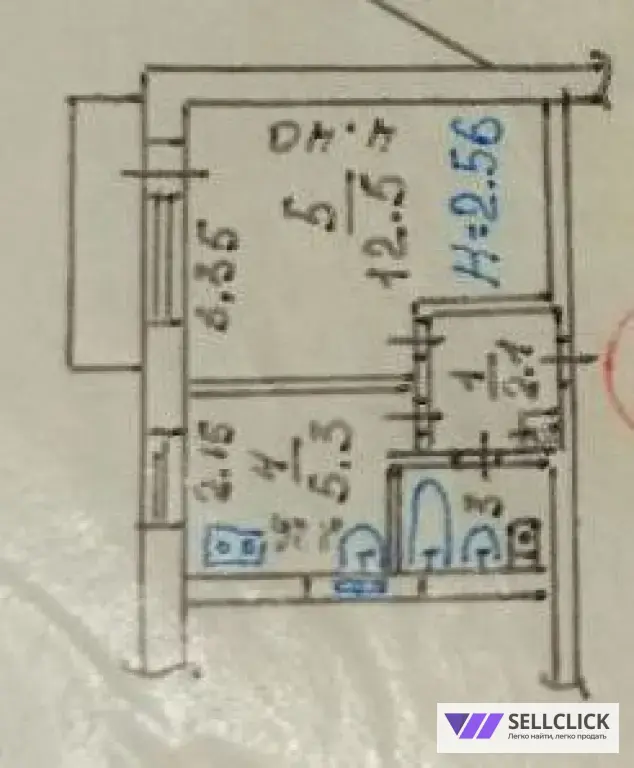 Продается однокомнатная квартира гостиничного типа
