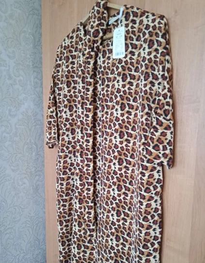 Платье женское зебра