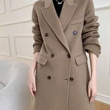 Женское длинное пальто