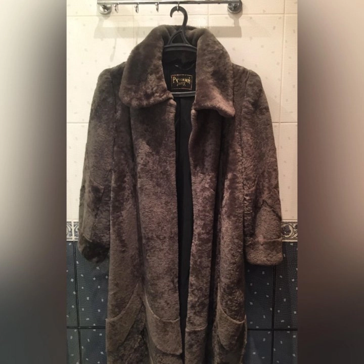 Новая шуба из мутона