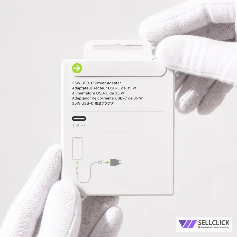 Зарядка Apple 35W USB‑C оригинал A2347 новая