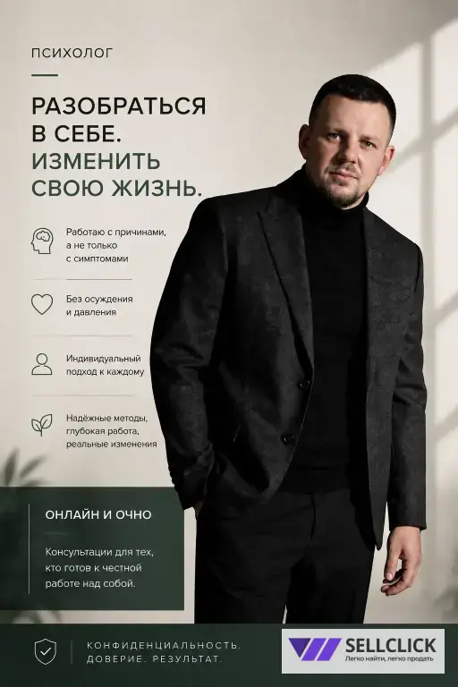 1. Психолог. Помощь в сложной ситуации. Онлайн/Офлайн